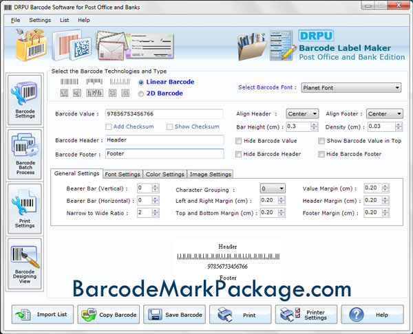 Bank Barcode Maker Software software