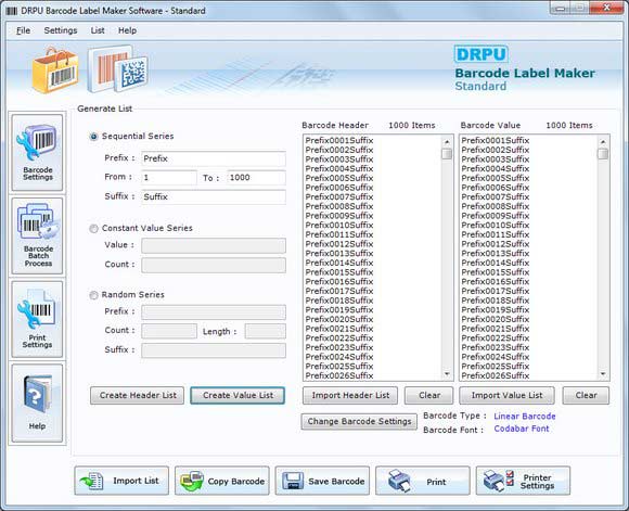 Barcode Free Generator 7.3.0.1