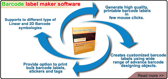 Features of barcode label maker software